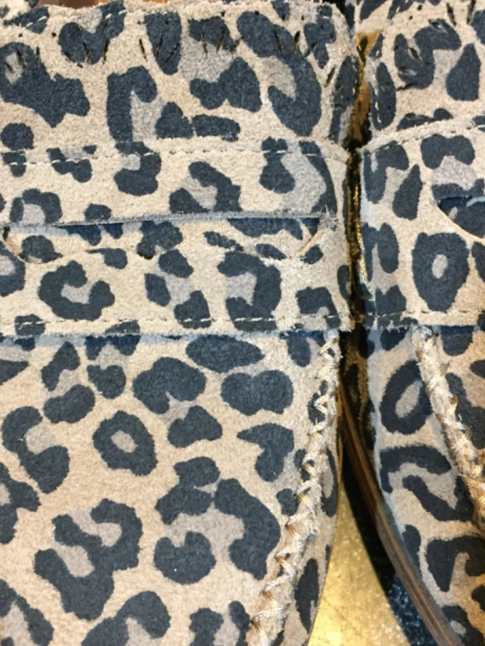 Lucky Brand Leopard Print Penny Loafers - Brown and Black